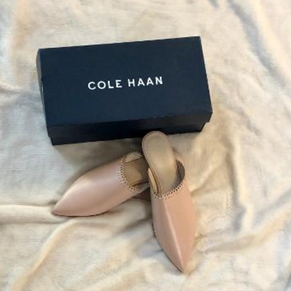Cole Haan Raelyn Mule Rose Leather
